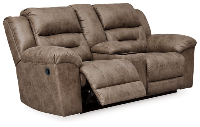 RECLINING SOFA AND LOVESEAT 3990588/94-ASH