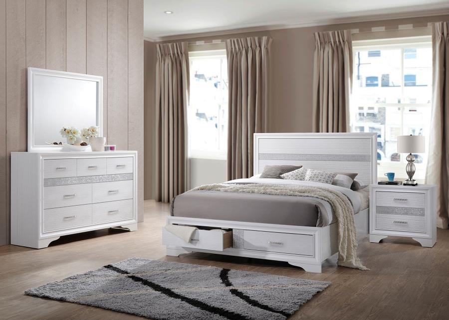 4PCS QUEEN BEDROOM SET /206361Q-S4-COA