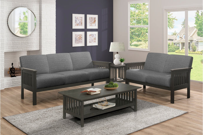 SOFA & LOVESEAT 1104GY-HE