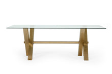 Load image into Gallery viewer, GLASS DINING TABLE 1305-VIG