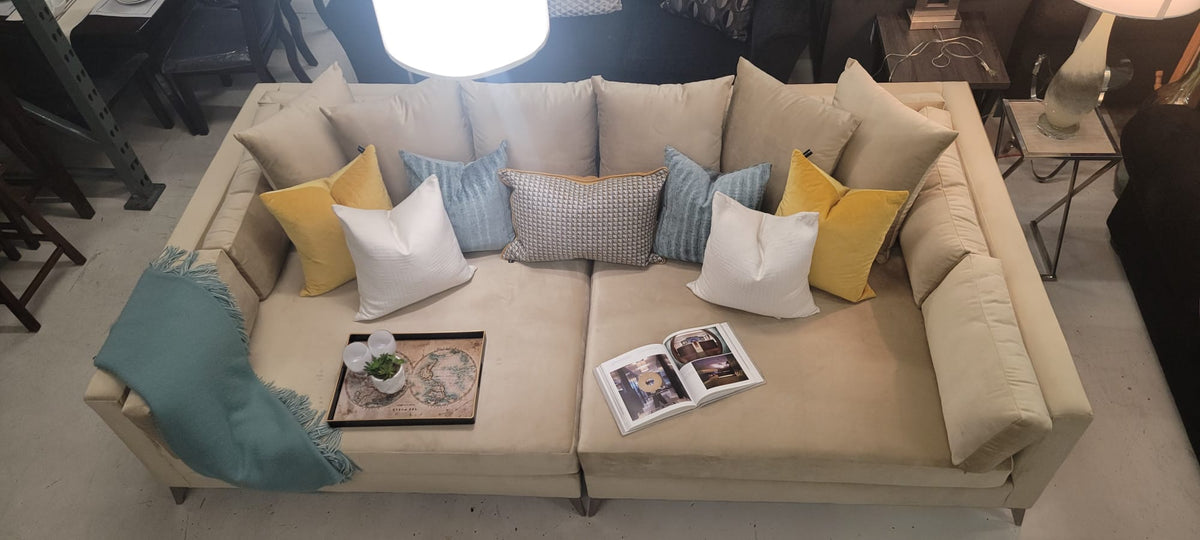 EXTRA WIDE 2 PCS SOFA CUSTOM MADE