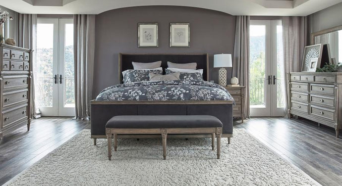 4PCS QUEEN BEDROOM SET /223121Q-S4-COA
