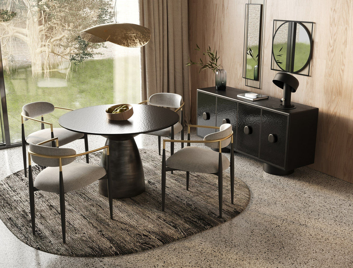 CONTEMPORARY ROUND DINING TABLE 1717-VIG