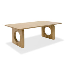 Load image into Gallery viewer, MODERN NATURAL OAK RECTANGULAR DINING TABLE 1257-VIG