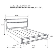 Load image into Gallery viewer, 4PCS QUEEN BEDROOM SET /206361Q-S4-COA