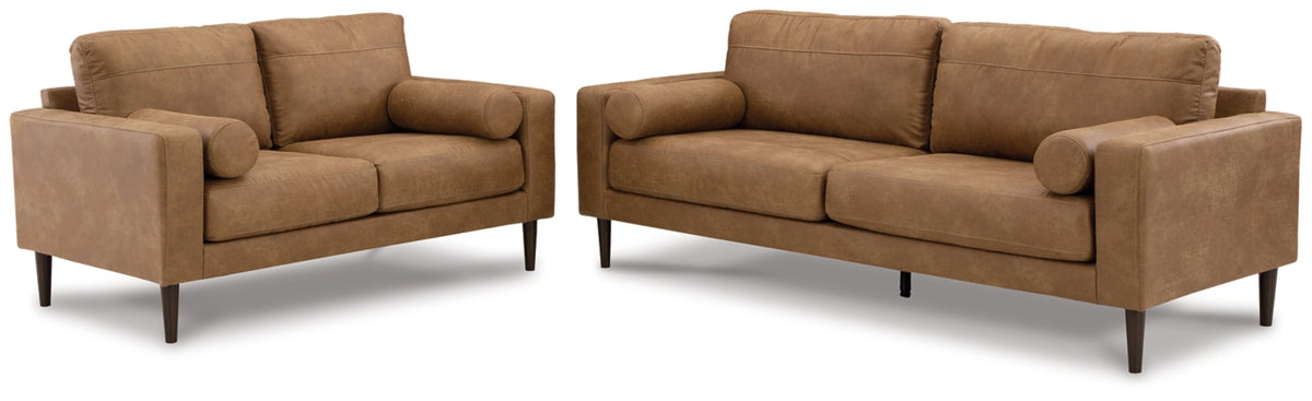 SOFA AND LOVESEAT 4100238/35-ASH