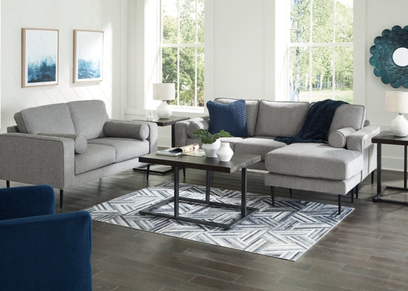 SOFA CHAISE AND LOVESEAT 4110218/35-ASH