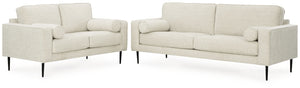 SOFA AND LOVESEAT 4110338/35-ASH