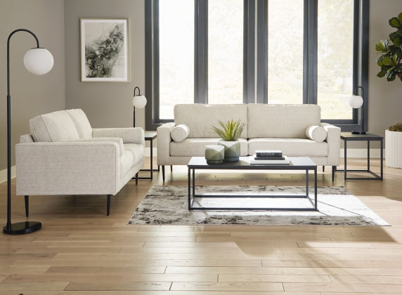 SOFA AND LOVESEAT 4110338/35-ASH