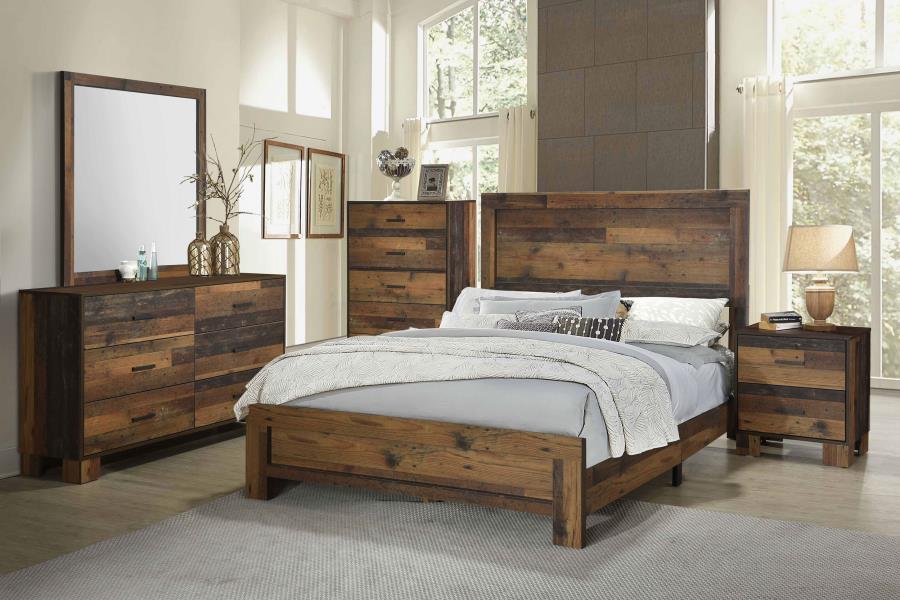 4PCS QUEEN BEDROOM SET /223141Q-S4-COA