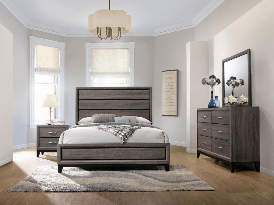 4PCS QUEEN BEDROOM SET /212421Q-S4-COA