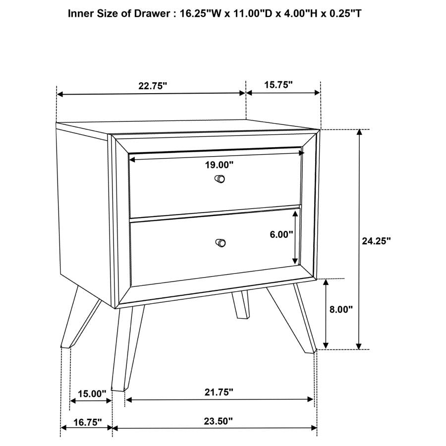 4PCS QUEEN BEDROOM SET /223651Q-S4-COA