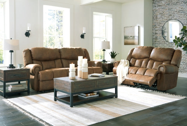 POWER RECLINING SOFA AND LOVESEAT 4470447/74-ASH