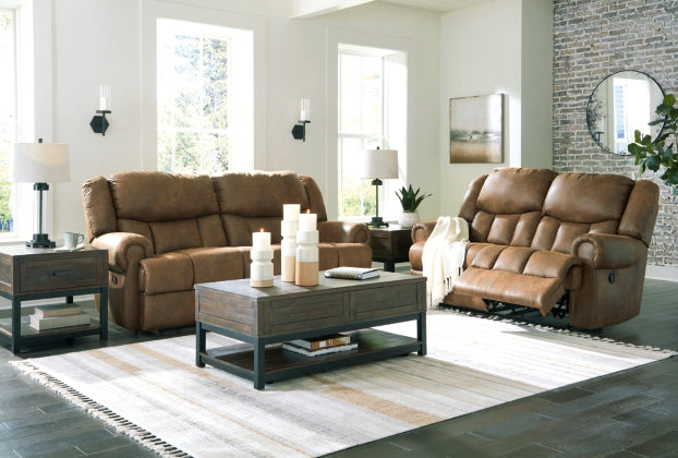 RECLINING SOFA AND LOVESEAT 4470481/86-ASH