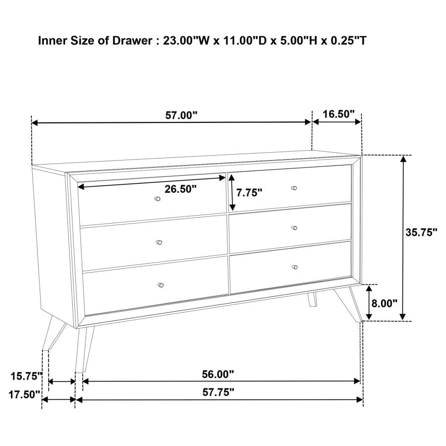 4PCS QUEEN BEDROOM SET /223651Q-S4-COA