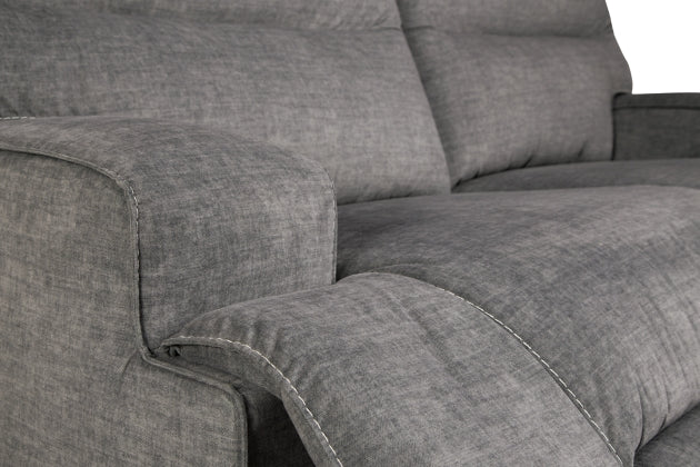 POWER RECLINING SOFA AND LOVESEAT 4530247/96-ASH