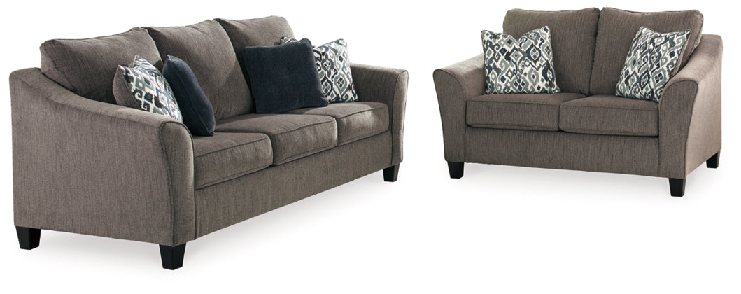 SOFA AND LOVESEAT 4580638/35-ASH
