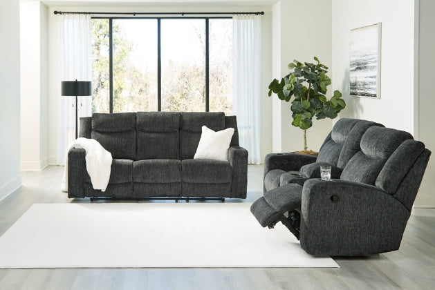 RECLINING SOFA AND LOVESEAT 4650489/94-ASH