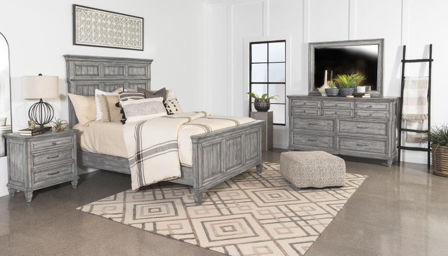 4PCS QUEEN BEDROOM SET /224031Q-S4-COA