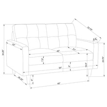 Load image into Gallery viewer, SOFA AND LOVESEAT 552001-S2-COA
