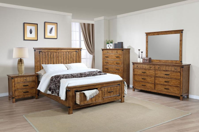 4PCS QUEEN BEDROOM SET /205260Q-S4-COA