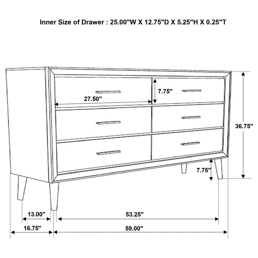 4PCS QUEEN BEDROOM SET /222701Q-S4-COA