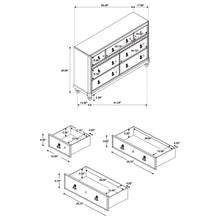 Load image into Gallery viewer, 4PCS QUEEN BEDROOM SET /204181Q-S4-COA
