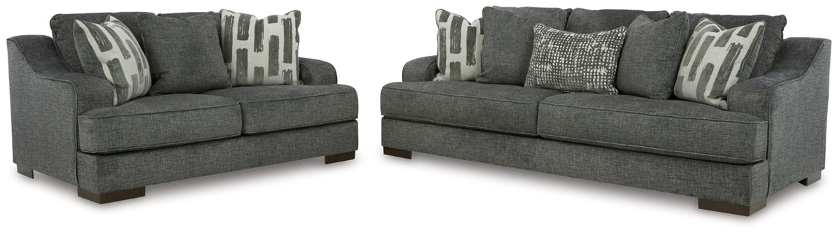 SOFA AND LOVESEAT 5001038/35-ASH