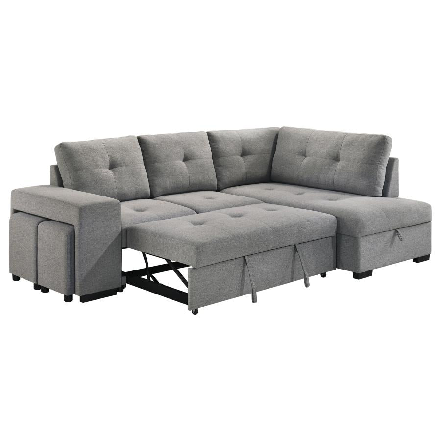 Upholstered Sleeper Sectional-500347-CST