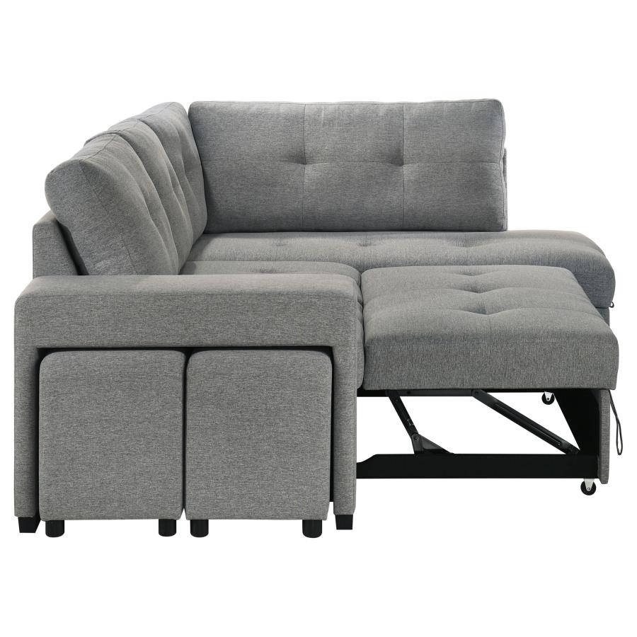 Upholstered Sleeper Sectional-500347-CST