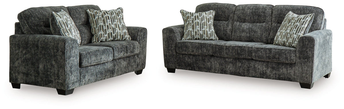 SOFA AND LOVESEAT 5050438/35-ASH