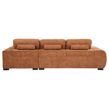 Load image into Gallery viewer, Sectional Chaise Sofa Orange 509350/ 511061 BLK CST