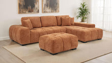 Load image into Gallery viewer, Sectional Chaise Sofa Orange 509350/ 511061 BLK CST