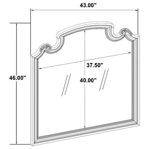 4PCS QUEEN BEDROOM SET /224761Q-S4-COA