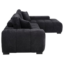Load image into Gallery viewer, Sectional Chaise Sofa Orange 509350/ 511061 BLK CST