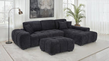 Load image into Gallery viewer, Sectional Chaise Sofa Orange 509350/ 511061 BLK CST