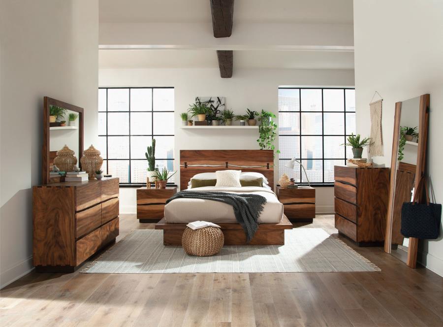4PCS QUEEN BEDROOM SET /223250Q-S4-COA