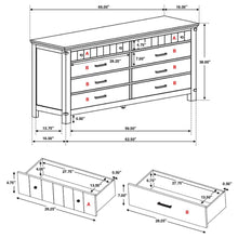 Load image into Gallery viewer, 4PCS QUEEN BEDROOM SET /205260Q-S4-COA