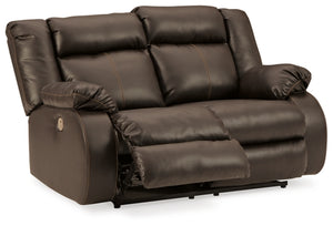 POWER RECLINING SOFA AND LOVESEAT 5350587/74-ASH
