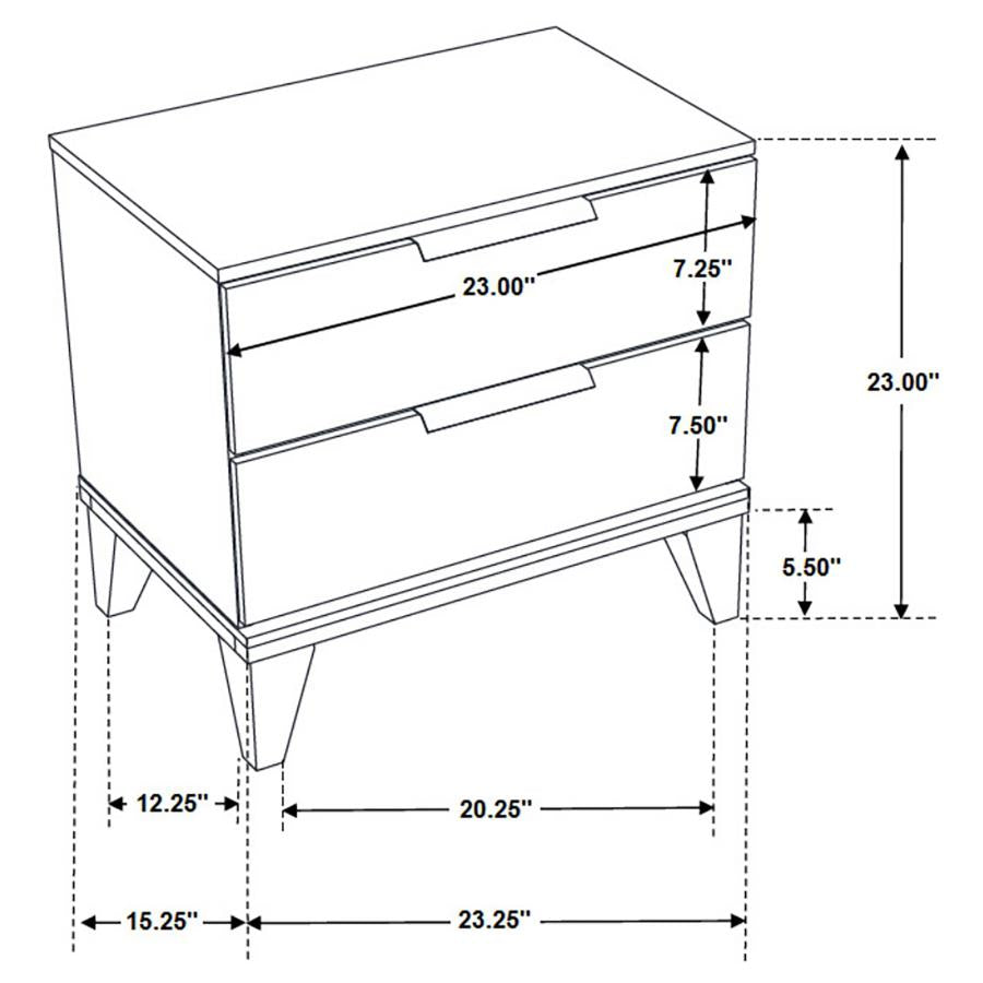 4PCS QUEEN BEDROOM SET /215961Q-S4-COA