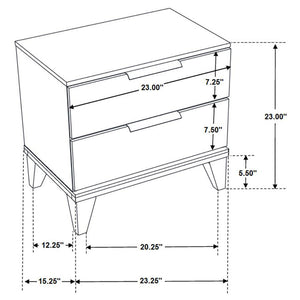 4PCS QUEEN BEDROOM SET /215961Q-S4-COA