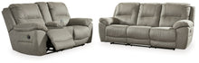 Load image into Gallery viewer, RECLINING SOFA AND LOVESEAT 5420388/94-ASH