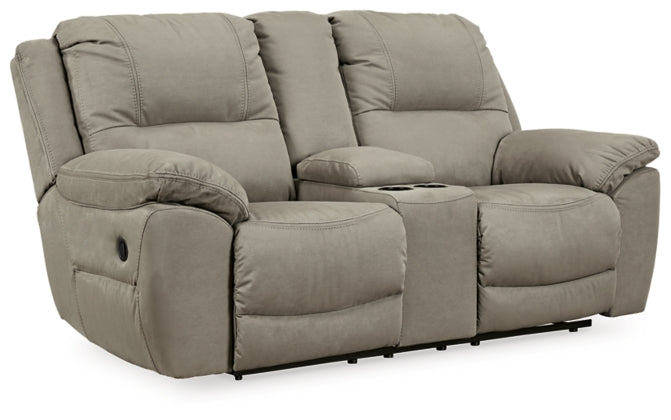 RECLINING SOFA AND LOVESEAT 5420388/94-ASH