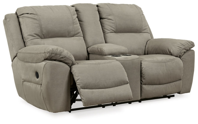 RECLINING SOFA AND LOVESEAT 5420388/94-ASH