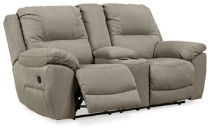 POWER RECLINING SOFA AND LOVESEAT 5420387/96-ASH