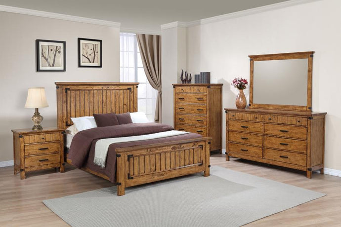 4PCS QUEEN BEDROOM SET /205261Q-S4-COA