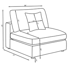 Load image into Gallery viewer, Modular Sectional Sofa Beige 551321-SETB CST