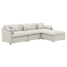 Load image into Gallery viewer, 4-piece Upholstered Modular Sectional Sofa Ivory 551451-SETB CST