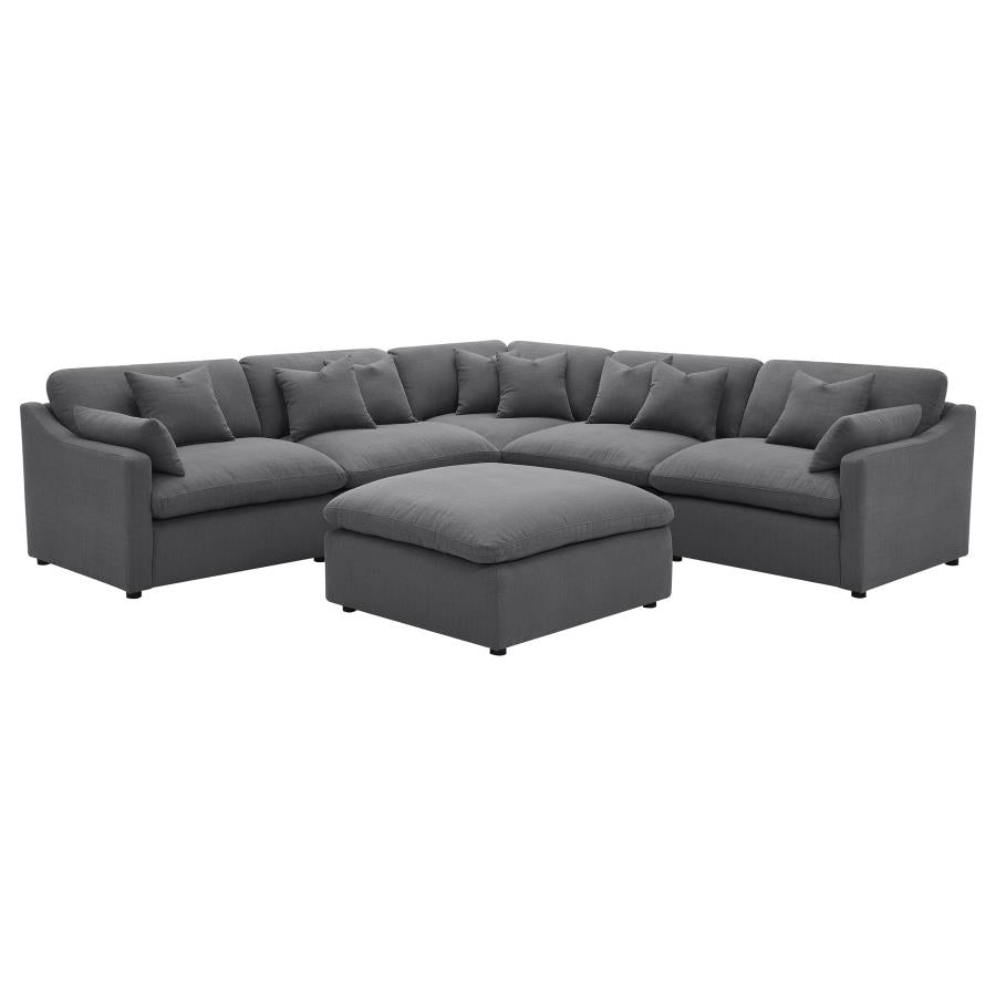 Modular Sectional Sofa Charcoal  551455-SETA-CST