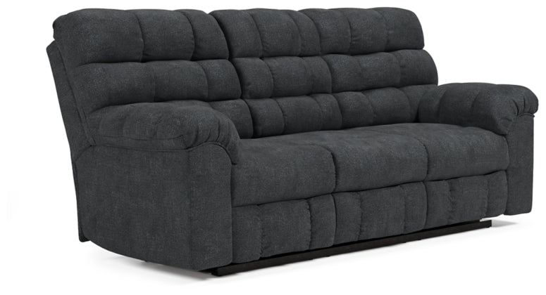 RECLINING SOFA AND LOVESEAT 5540389/94-ASH